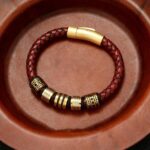 Heart of Volcano Leather Bracelet