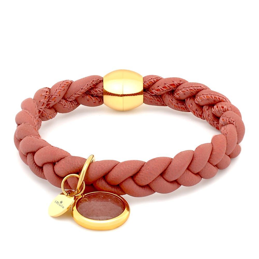 Rose Petal Braid Bracelet